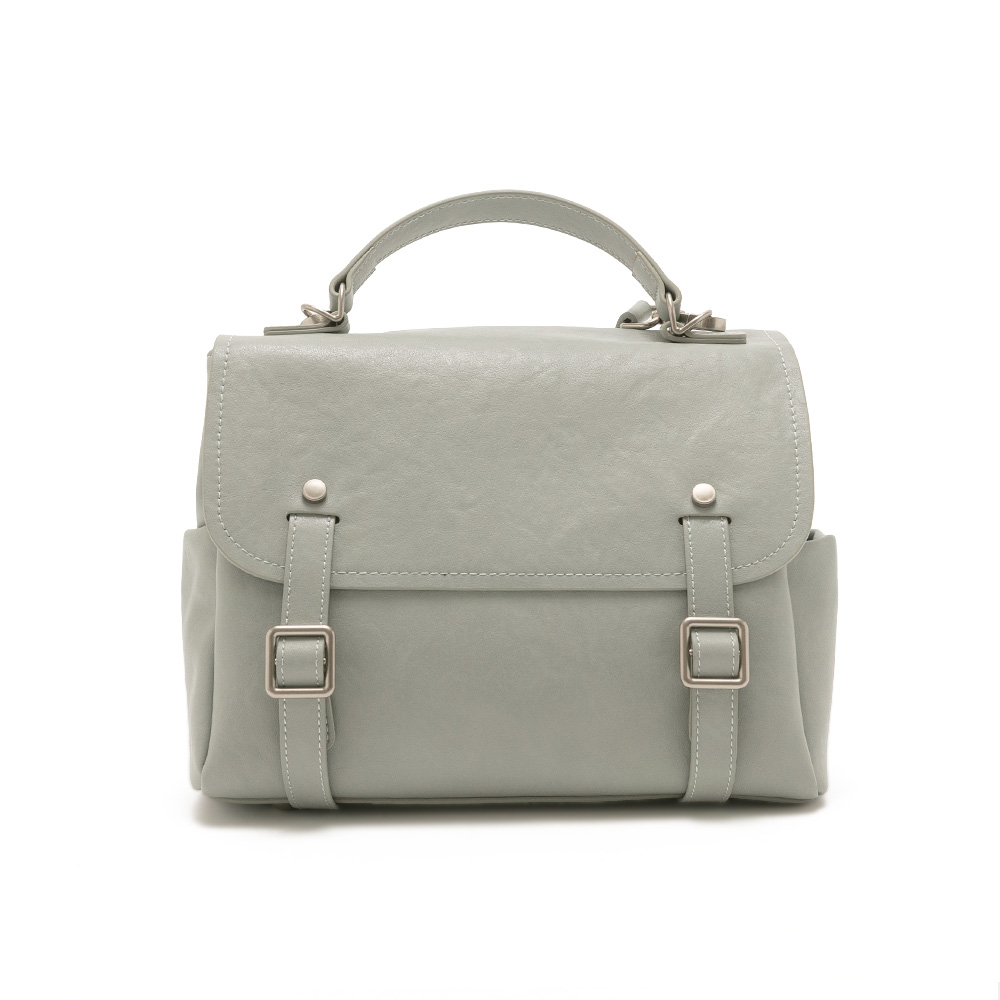 英倫復古雙釦手提斜背學院包 - 藍色 🟡23 JUL.|👠👜雙週新品 | 週四上新|品牌|Pineapple Outfitter|款式 STYLE|包款 Bag