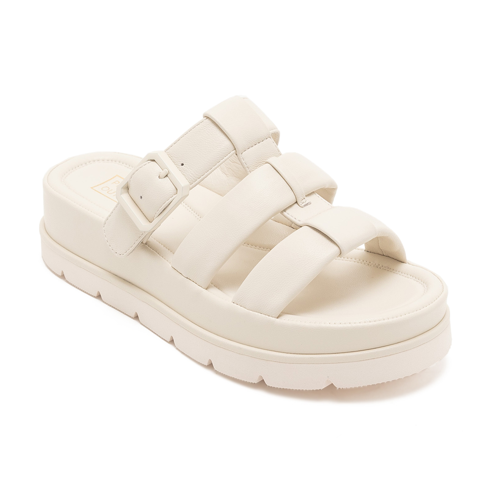 舒適羊皮羅馬厚底拖鞋REYNALDO - 白色, 5 🟢12 FEB.|🌟功能性|厚底鞋|季別|PO.ES-26SS|👠👜雙週新品 | 週四上新|pineapple outfitter|FLAT SLIPPERS 平底拖鞋|品牌|Pineapple Outfitter|款式 STYLE|厚底鞋 platform|拖鞋 Slippers|跟高 Heel Height|低跟 3-4 cm