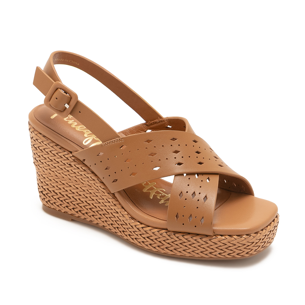 浪漫鏤空雕花編織厚底楔型鞋ISAMU - 棕色, 5 🟢12 FEB.|🌟功能性|厚底鞋|季別|PO.ES-26SS|👠👜雙週新品 | 週四上新|pineapple outfitter|SANDALS 涼鞋|品牌|Pineapple Outfitter|款式 STYLE|厚底鞋 platform|涼鞋 Sandals|跟高 Heel Height|高跟 8-10 cm