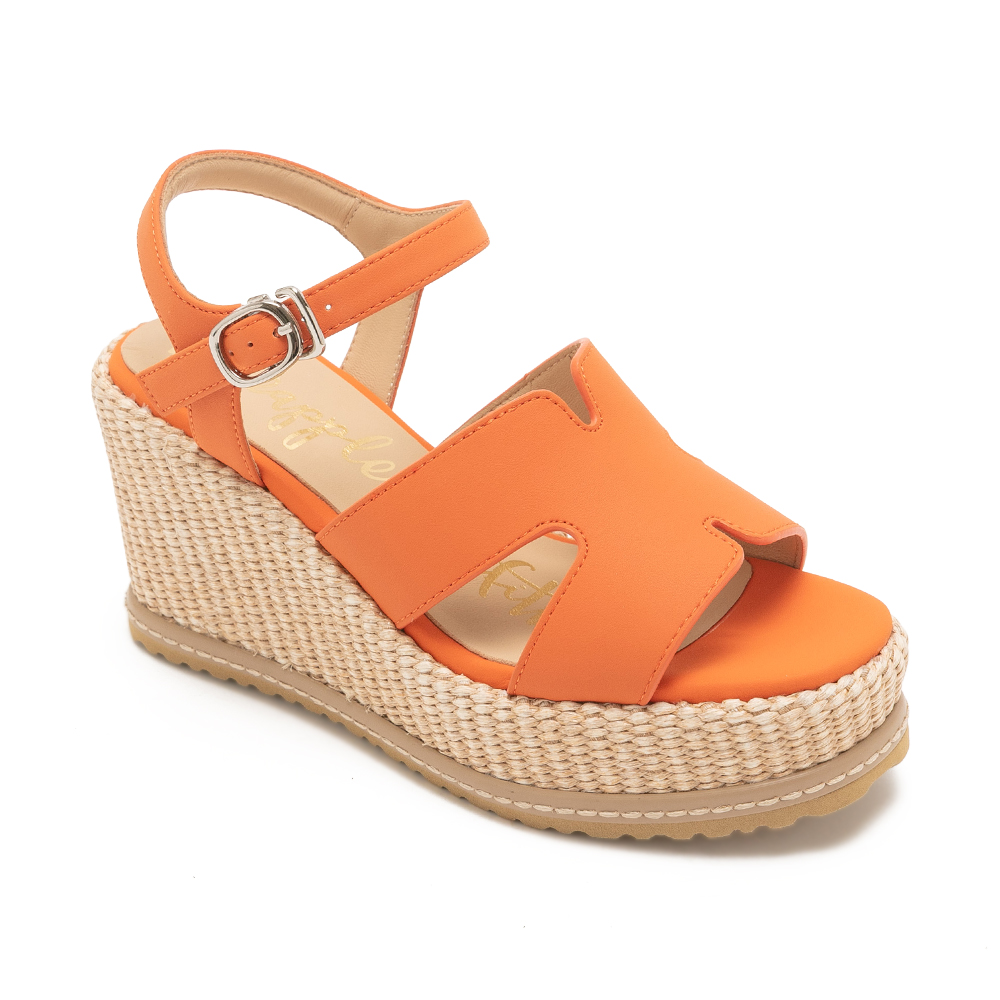 夏日編織浪漫高跟厚底涼鞋IQBAL - 橘色, 7 🟢12 FEB.|🌟功能性|厚底鞋|季別|PO.ES-26SS|👠👜雙週新品 | 週四上新|pineapple outfitter|SANDALS 涼鞋|品牌|Pineapple Outfitter|款式 STYLE|厚底鞋 platform|涼鞋 Sandals|跟高 Heel Height|高跟 8-10 cm