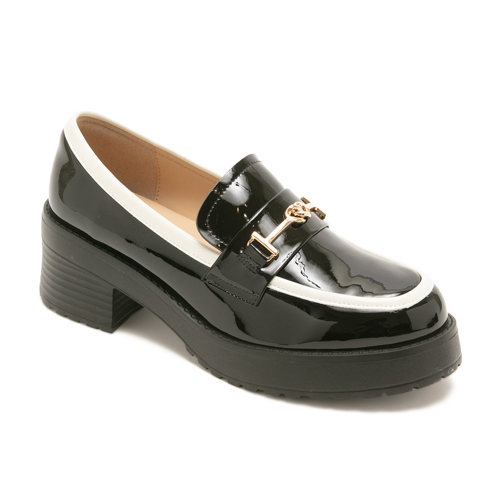 馬銜扣粗跟真皮樂福鞋ELMER - 黑色, 5 🌟功能性|厚底鞋|季別|PO.ES-26SS|👠👜雙週新品 | 週四上新|🟡15 JAN.|pineapple outfitter|LOAFERS 樂福鞋|優惠活動 Promotion|🤍質感延續🩵滿2000現折214|品牌|Pineapple Outfitter|款式 STYLE|樂福鞋 Loafers|跟高 Heel Height|中跟 5-7 cm