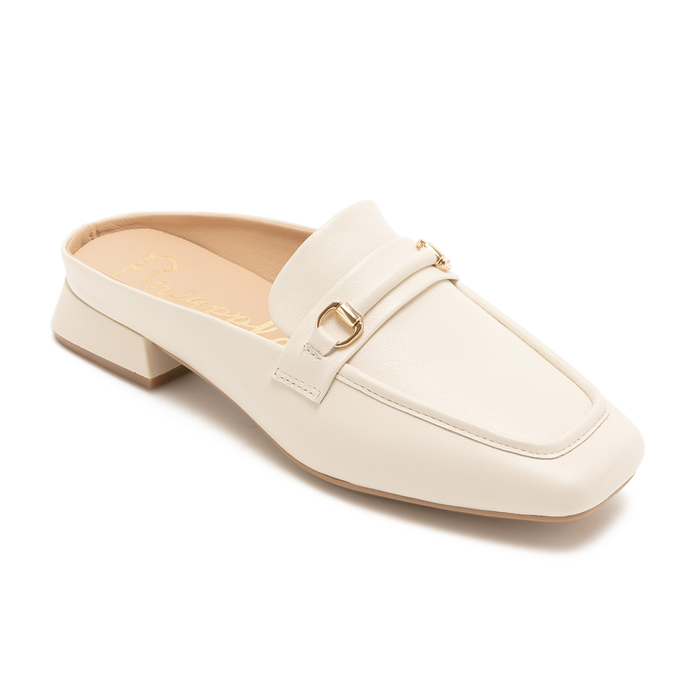 真皮馬銜扣方頭穆勒鞋RIICHI - 白色, 7 🟢12 FEB.|🐴馬上好運．能量誕生🪶|精心時刻約會救星|季別|PO.ES-26SS|👠👜雙週新品 | 週四上新|pineapple outfitter|MULES 穆勒鞋|品牌|Pineapple Outfitter|款式 STYLE|穆勒鞋 Mules|跟高 Heel Height|平底 0-2 cm