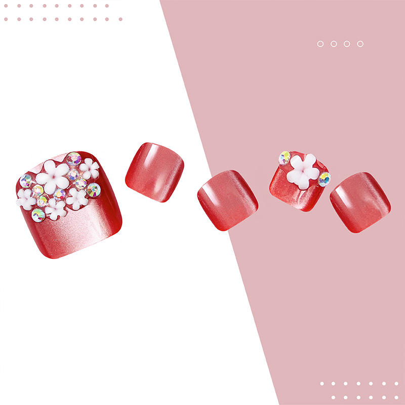 《crimson night》腳腳美甲 | FN-628 最新上線|09/05 | September-05|popinana 極速甲 | 全品項|足部美甲 | 全品項