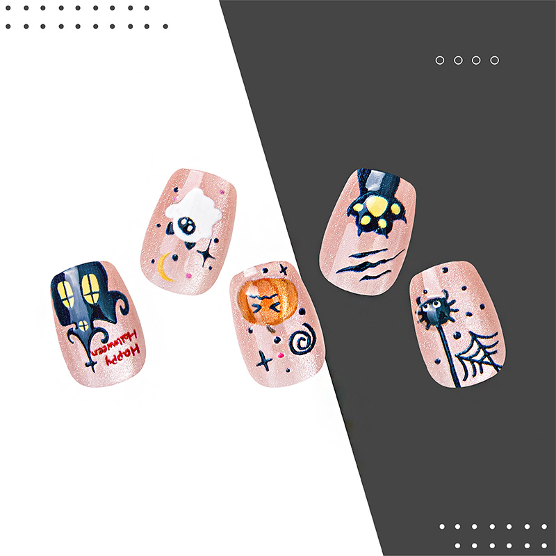 【🎃限量】《cute halloween》手手美甲 | HN-651 最新上線|popinana 極速甲 | 全品項|手手美甲 | 依甲型分類|手手美甲 | 方圓形|手手美甲 | 短T|手部美甲 | 穿戴甲 | 全品項|極速甲 | 依長度分類|手手美甲 | 短T