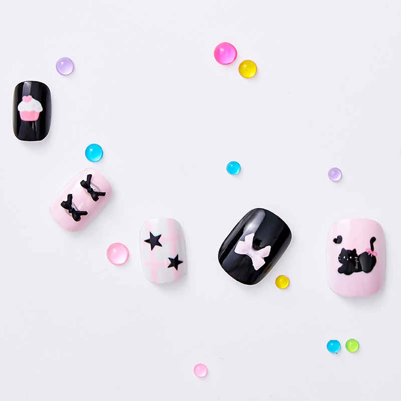 《girly cat》手手美甲 | HN-656 10/8 | OCTOBER-8|最新上線|popinana 極速甲 | 全品項|手手美甲 | 依甲型分類|手手美甲 | 方圓形|手手美甲 | 經典方圓|極速甲 | 依長度分類|手手美甲 | 短方圓