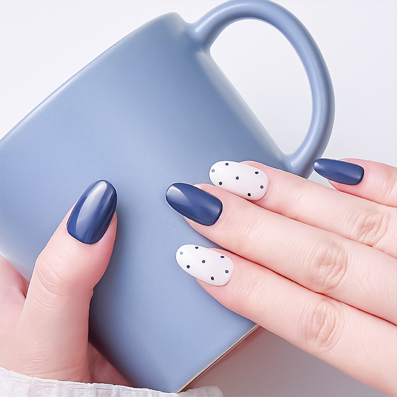 《C'est Bleu》手手美甲 | HN-658 10/8 | OCTOBER-8|最新上線|popinana 極速甲 | 全品項|手手美甲 | 依甲型分類|手手美甲 | 圓形|極速甲 | 依長度分類|手手美甲 | 短橢圓