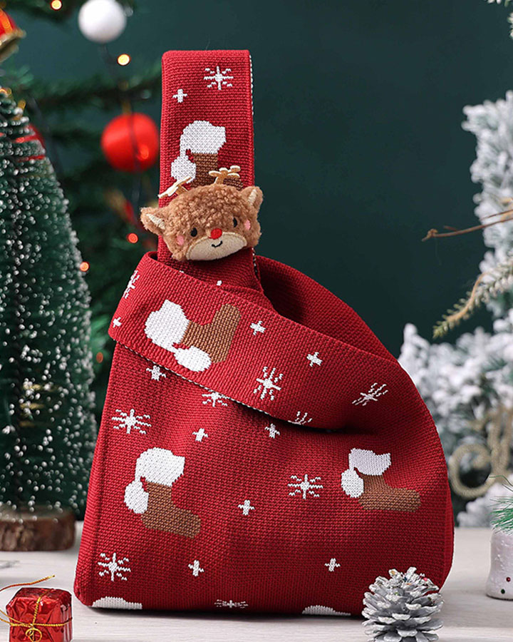 【聖誕限定】致奔跑的你｜針織包 