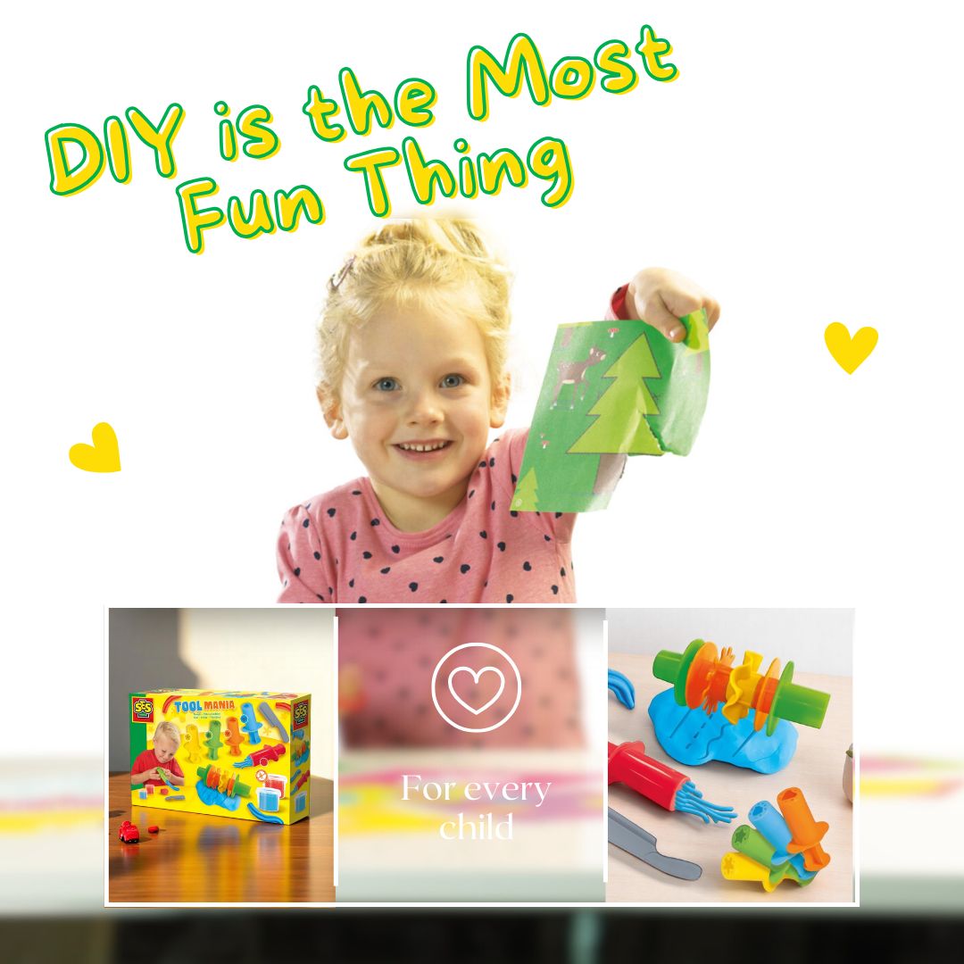 荷蘭SES創意黏土手作系列，遊戲中啟發創意，讓孩子動手創作，激發無限想像力。