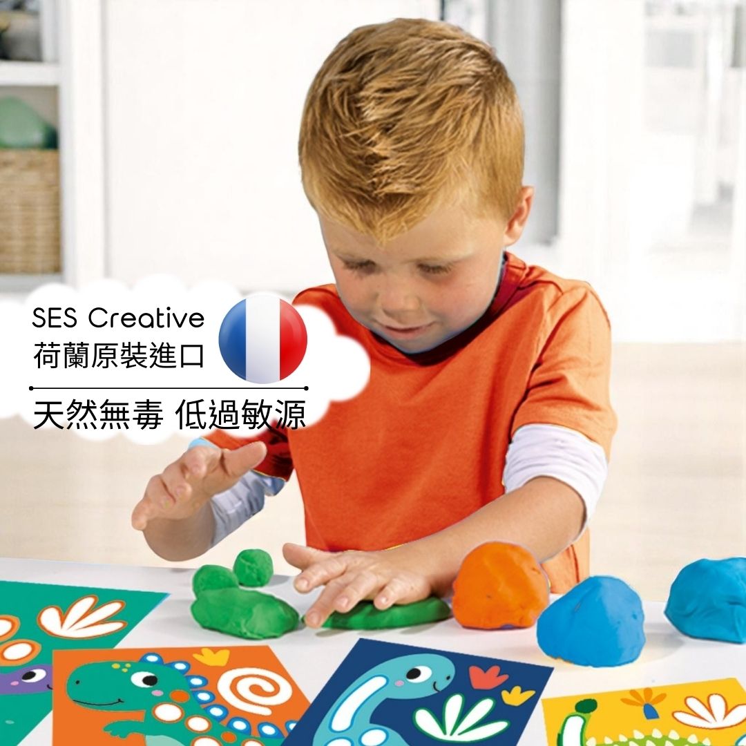 荷蘭SES Creative_啟發孩子創意思維與專注力的黏土遊戲禮盒