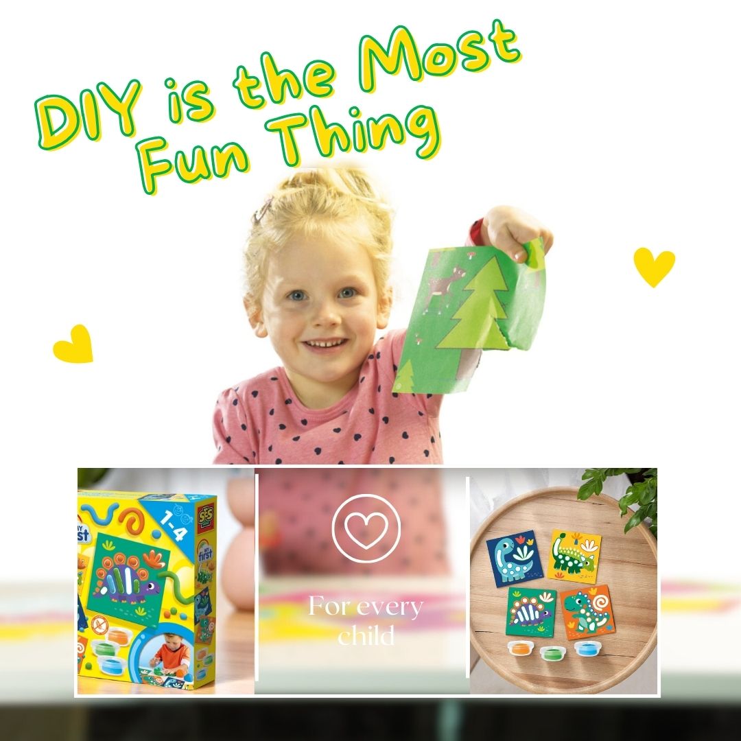 荷蘭SES Creative_可重複使用的可愛恐龍活動卡，適合家庭共玩與創意啟蒙