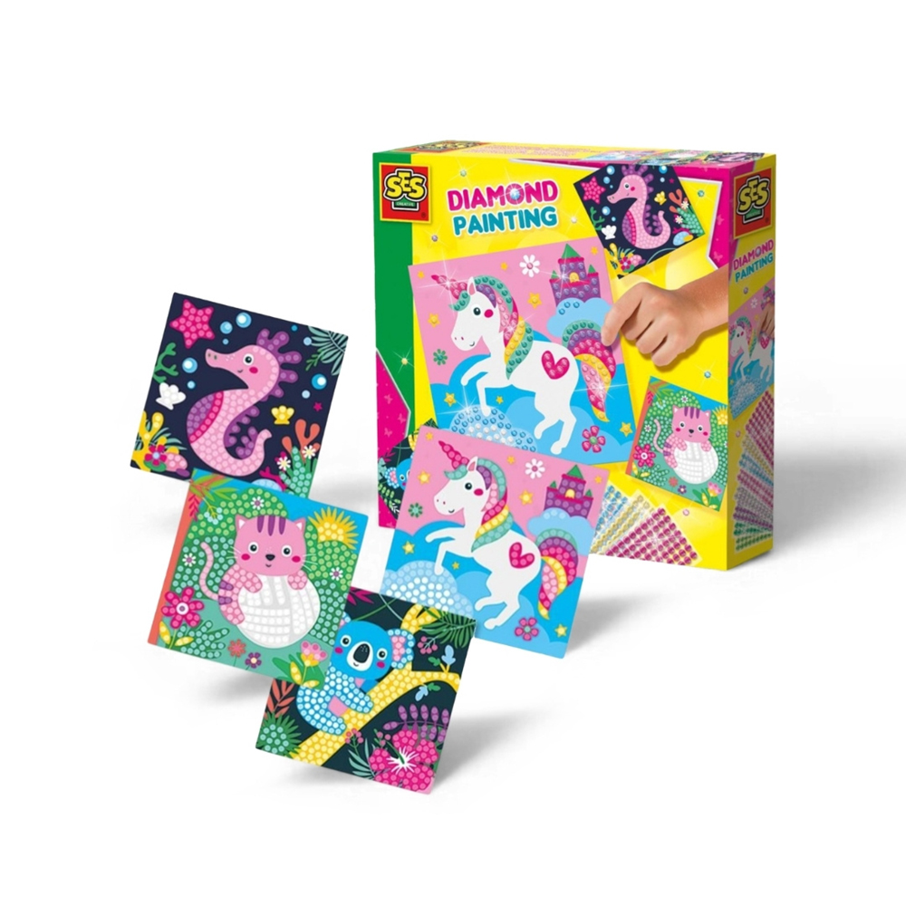 鑽石拼貼-我的鑰匙圈_荷蘭SES 學習階段|2-4歲 | 幼兒期|4-6歲 | 學齡前期|品牌總覽|塗鴉與手作 | SES Creative 荷蘭|幼兒手作