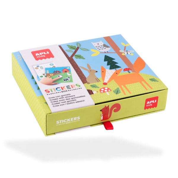 創意貼紙遊戲-森林裡的小動物_西班牙APLI_18819