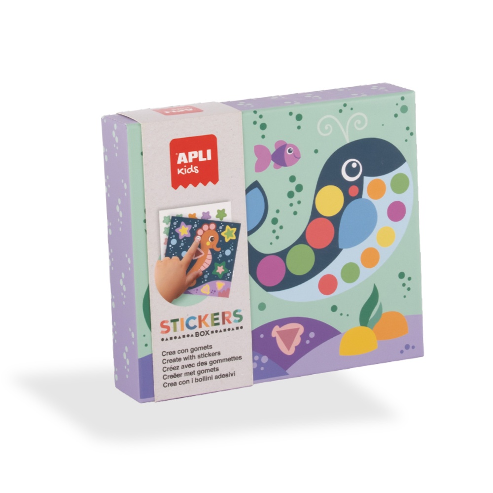 創意貼紙遊戲-海洋幾何貼貼樂_西班牙APLI kids_20075 旅遊外出隨身玩-推薦專區🚅|學習階段|2-4歲 | 幼兒期|4-6歲 | 學齡前期|品牌總覽|玩出專注力 | APLI Kids 西班牙|主題創意貼紙