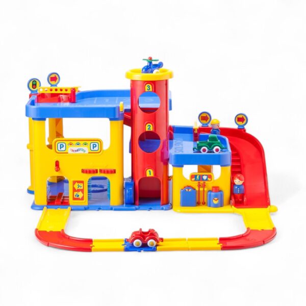瑞典 Viking toys 城市三層停車場(含加油站及洗車場)- 熱銷TOP1