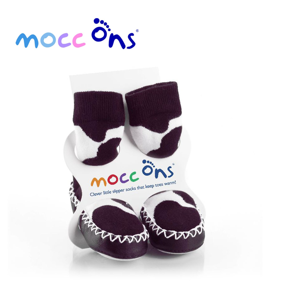 捷克Mocc Ons 學步踏踏鞋 - 12-18個月, 乳牛 